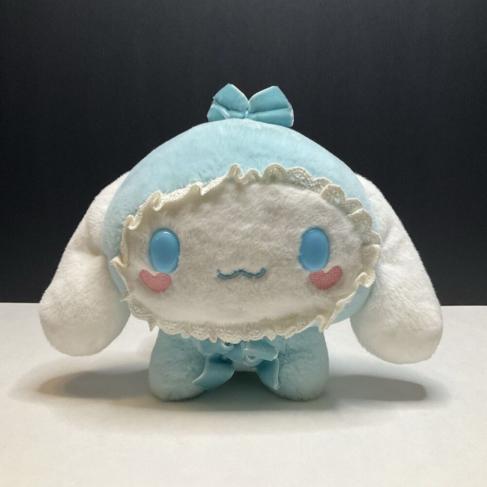 Sanrio 2023 Baby Cinnamoroll In Pajama & Diaper Crawl Stuffed Plush Doll 6" -HTF